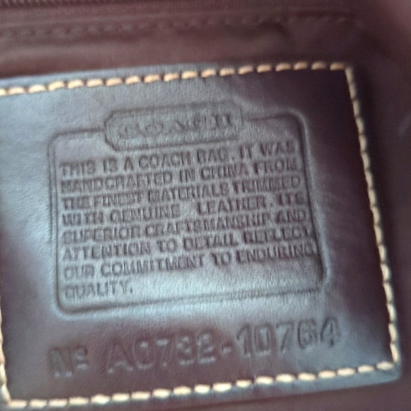 VTG COACH Signature Ergo Hobo Leather Shoulder Bag - Picture 13 of 14